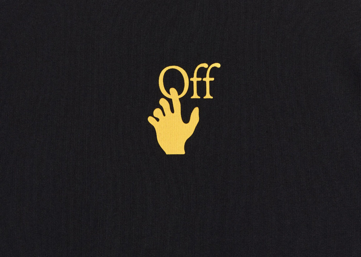 OFF-WHITE Caravaggio Painting Hoodie Black/Yellow - vue secondaire B