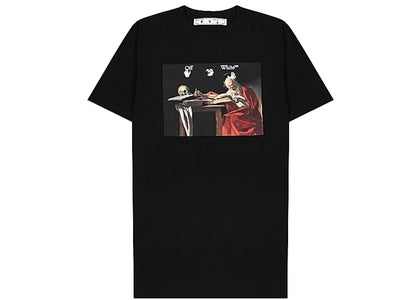 OFF-WHITE Slim-Fit Caravaggio T-shirt Black - apparel view 2