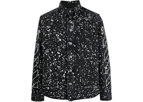 OFF-WHITE Diag Outline Design Shirt Black - vue 360