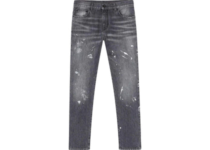 OFF-WHITE Diag Outline Paint Skinny Jean Vintage Grey/White - product view 2