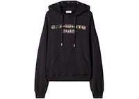 OFF-WHITE Digit Bacchus Cotton Hoodie Black