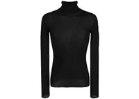 OFF-WHITE Helvet Fine Knit Rib Turtlneck Black
