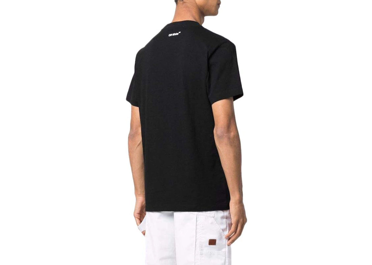 OFF-WHITE Monalisa Slim S/S Tee Black/Blue - vue secondaire B