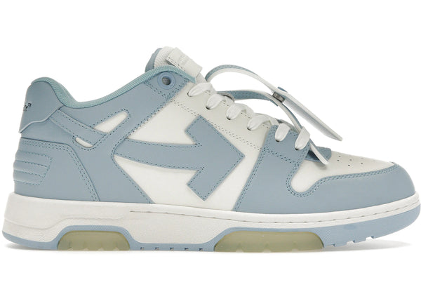 Off-White Out Of Office Calf Leather White Baby Blue sneakers - authentic OFF-WHITE shoes