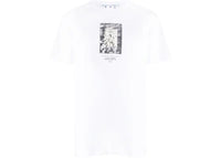 OFF-WHITE Paint Mirror Logo Slim Fit T-Shirt White