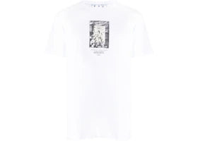 OFF-WHITE Paint Mirror Logo Slim Fit T-Shirt White