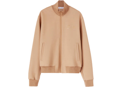 OFF-WHITE Quote Wool Slim Tracktop Camel
