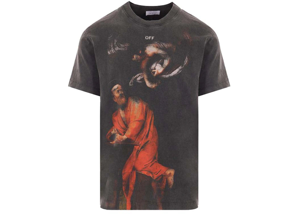 OFF-WHITE S.Matthew Tee Black - vue secondaire A