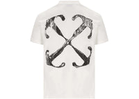 Off-White Scratch Arrow Slim Fit T-Shirt White
