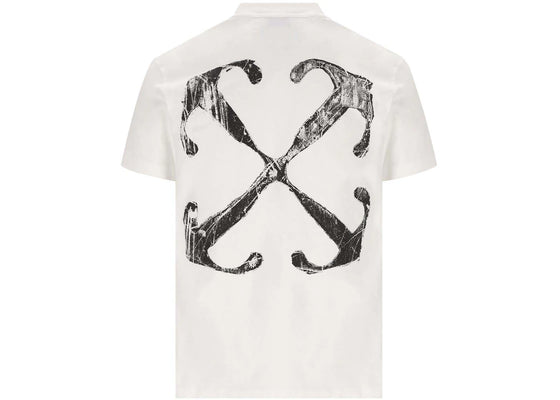 Off-White Scratch Arrow Slim Fit T-Shirt White sneakers - authentic OFF-WHITE shoes