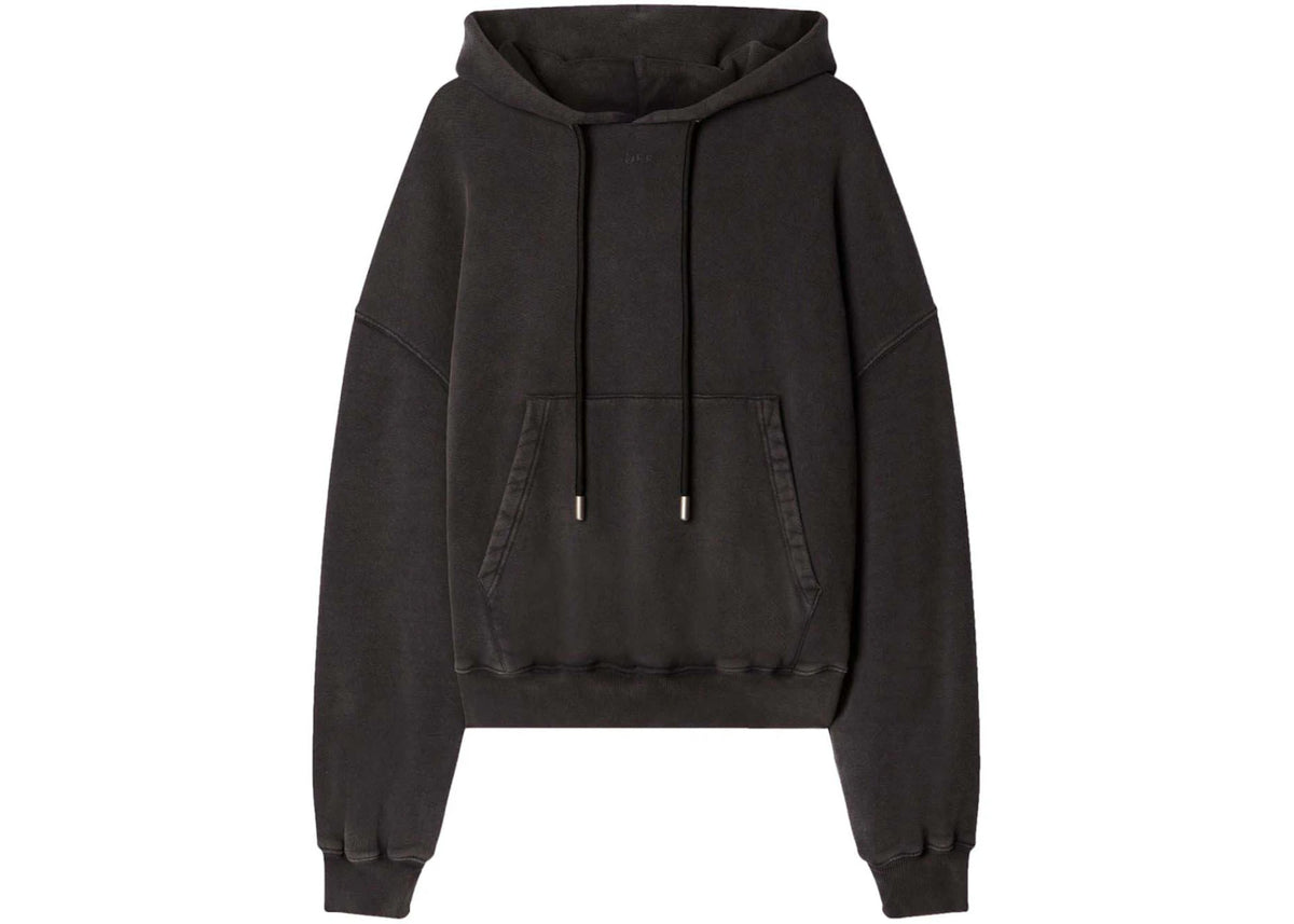 OFF-WHITE Super Moon Cotton Hoodie Black - vue 360