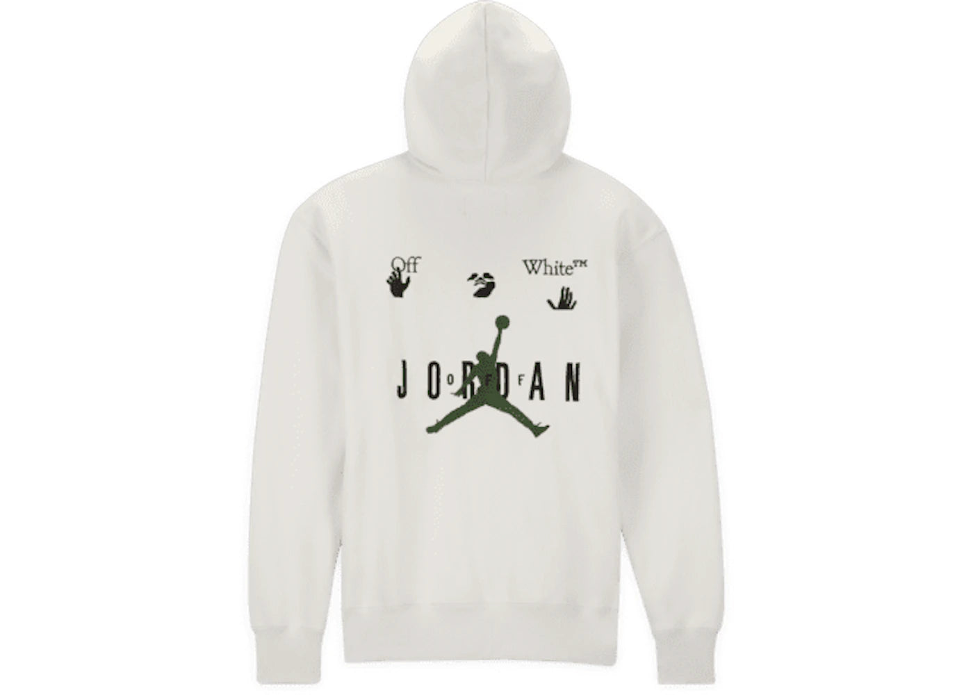OFF-WHITE x Jordan Hoodie (Asia Sizing) White - vue 360