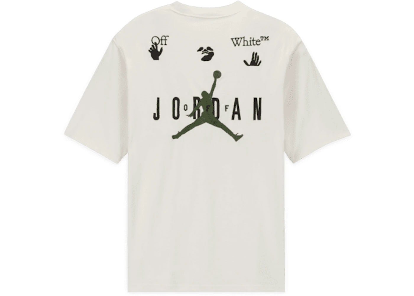 OFF-WHITE x Jordan T-shirt (Asian Sizing) White - vue 360
