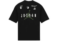 OFF-WHITE x Jordan T-Shirt Schwarz