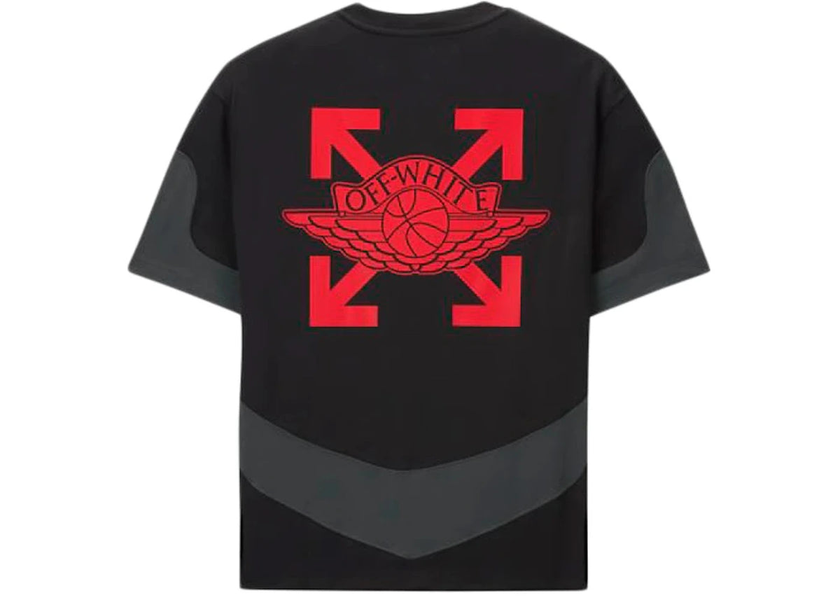 OFF-WHITE x Jordan Tee (Asia Sizing) Black - vue secondaire A