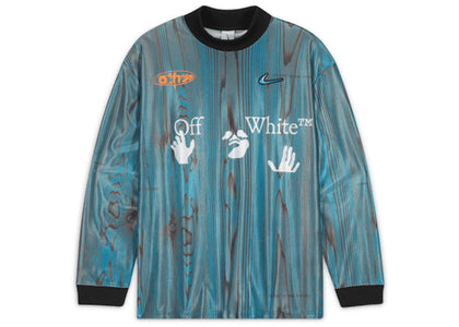 OFF-WHITE x Nike 001 Soccer Jersey (Asia Sizing) Blue - authentic OFF-WHITE apparel