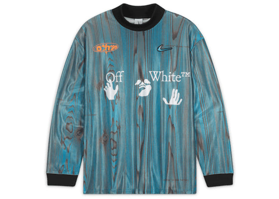 OFF-WHITE x Nike 001 Soccer Jersey Blue sneakers - authentic OFF-WHITE shoes