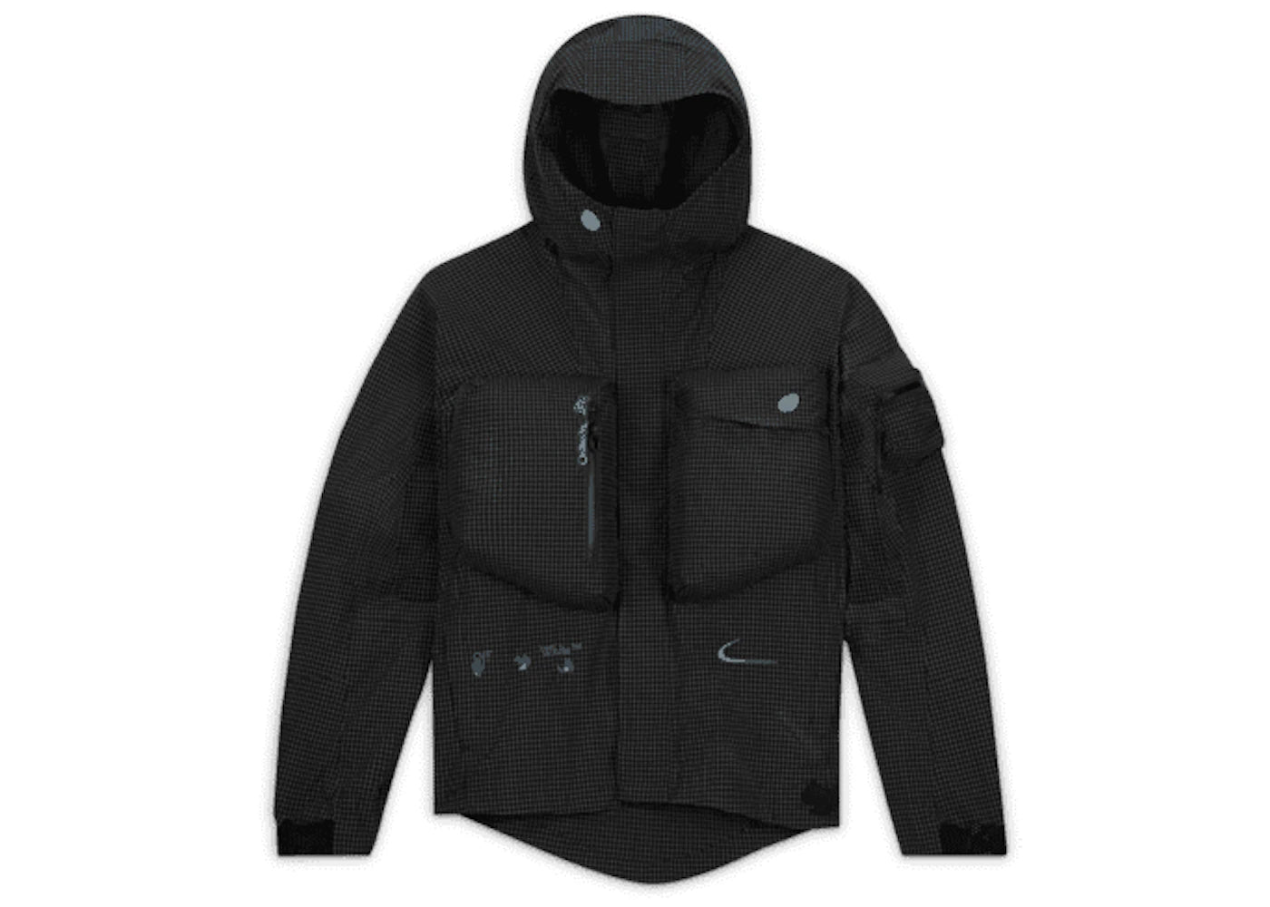 OFF-WHITE x Nike 004 Jacket Black - vue secondaire A