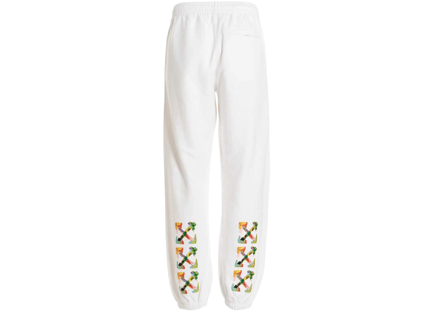 OFF-WHITE Brush Arrows Slim Track Sweatpants White/Multi - vue secondaire A