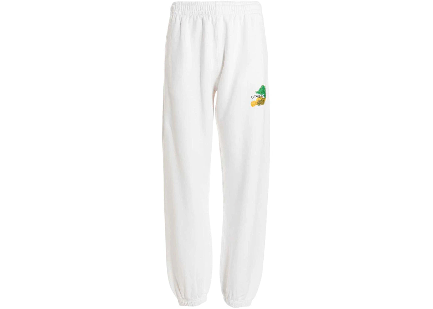 OFF-WHITE Brush Arrows Slim Track Sweatpants White/Multi - vue 360