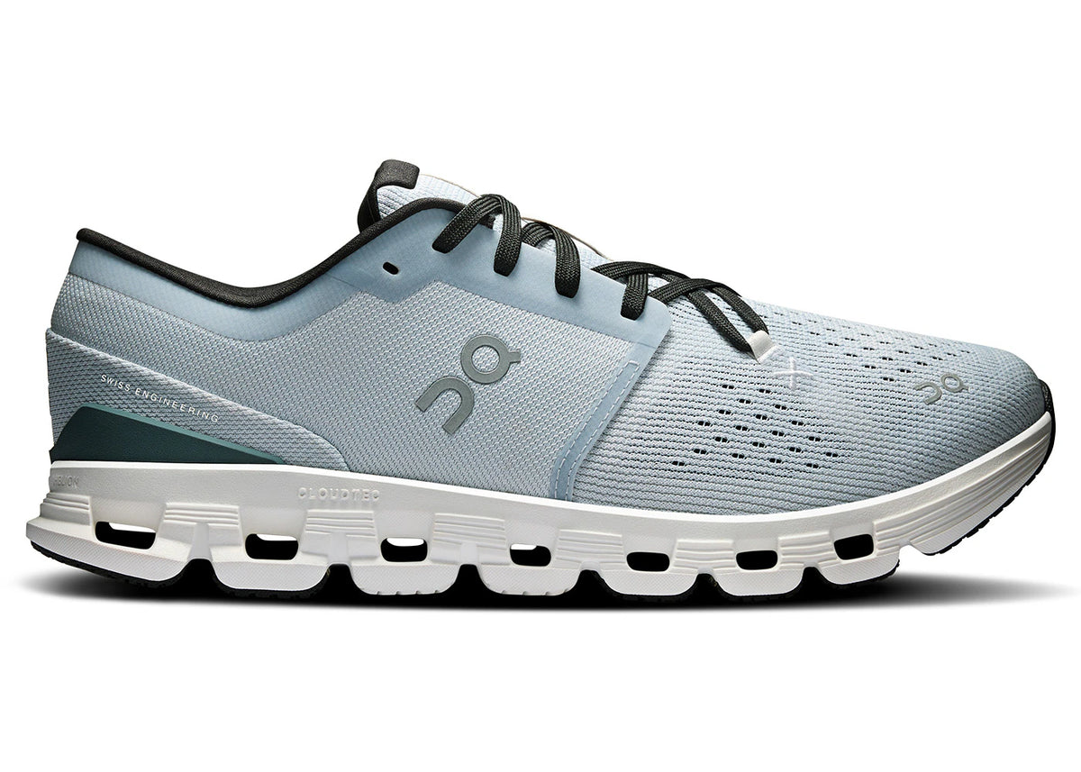 On Running Cloud X 4 Glacier Stone - vue 360