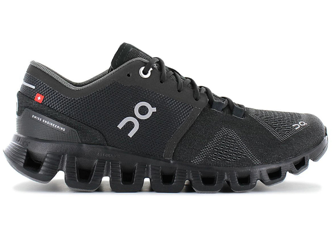 On Running Cloud X Black Asphalt Grey (Women's) - vue 360