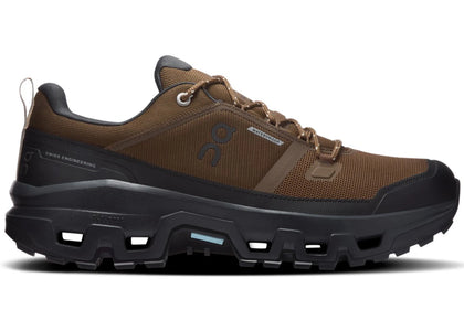 On Running Cloudrock Low Waterproof Earth Black - authentic On sneakers