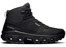 On Running Cloudrock Mid Waterproof Black (Women's) - vue 360