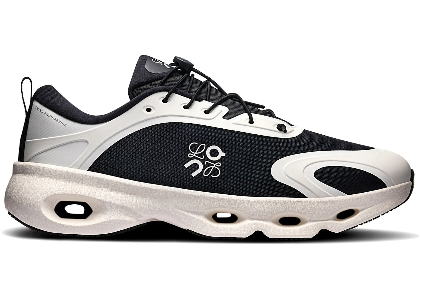 On Running Cloudsolo LOEWE Black Eggshell - vue 360