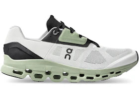 On Running Cloudstratus White Black Sage - vue 360
