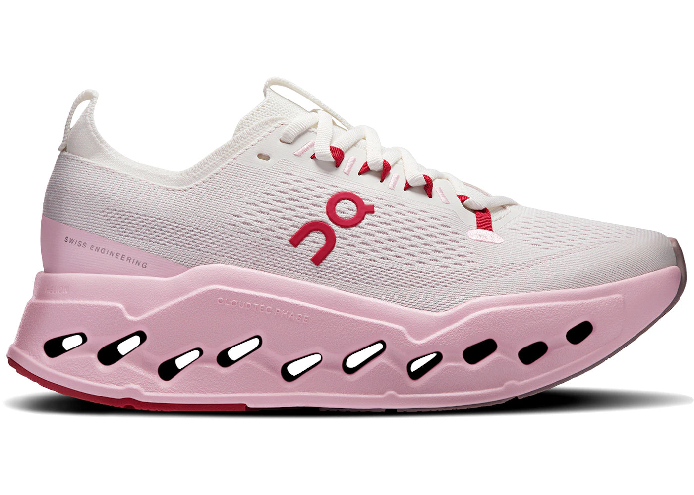 On Running Cloudsurfer Max Ivory Peony (Women's) - vue 360