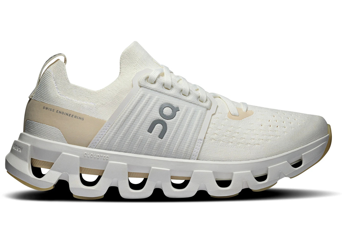 On Running Cloudswift 4 White Cream (Women's) - vue secondaire A