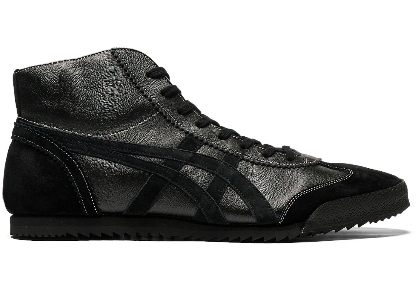 Onitsuka Tiger Mexico 66 Mid Runner Deluxe Nippon Made Black - vue secondaire A