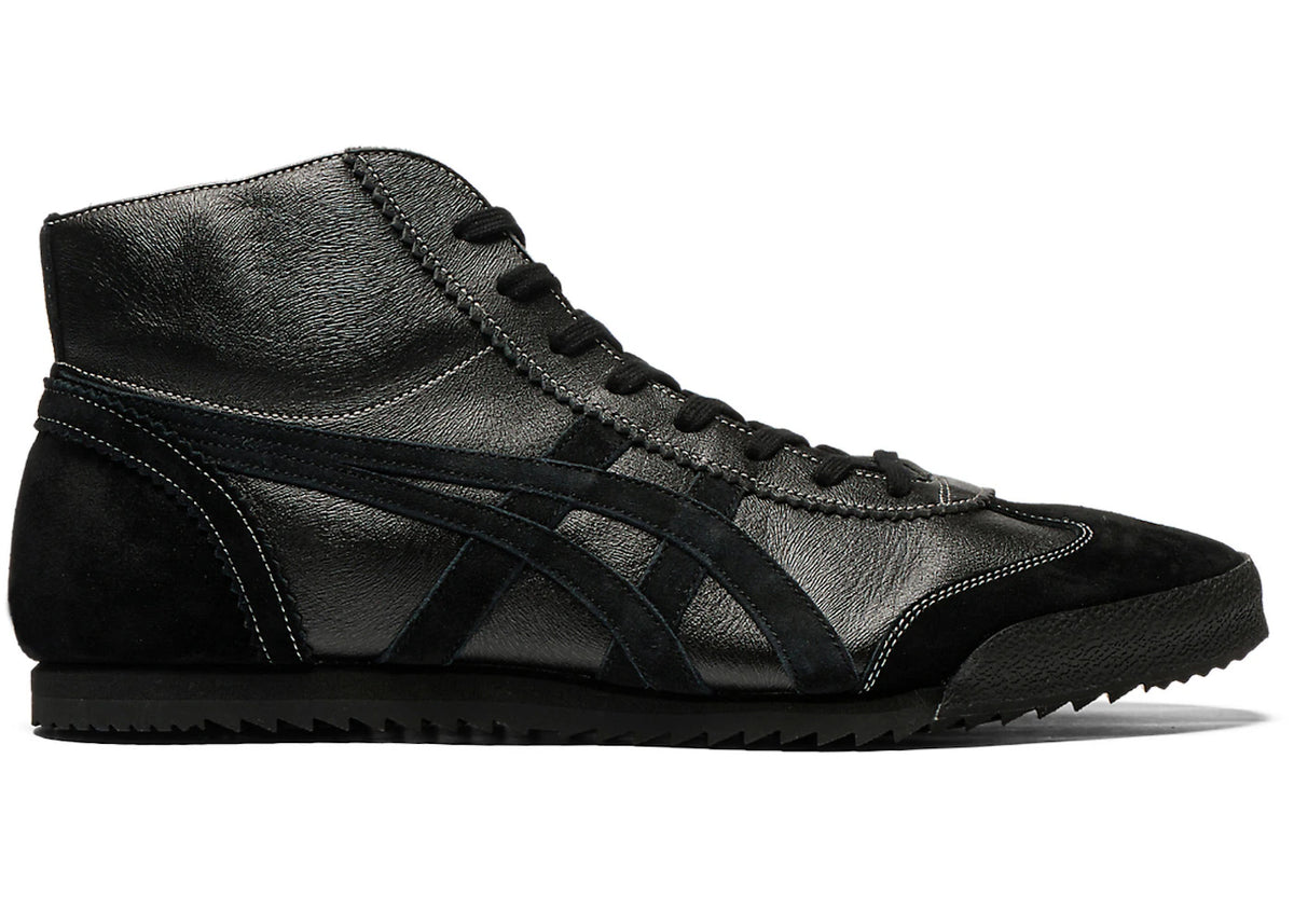 Onitsuka Tiger Mexico 66 Mid Runner Deluxe Nippon Made Black - vue 360