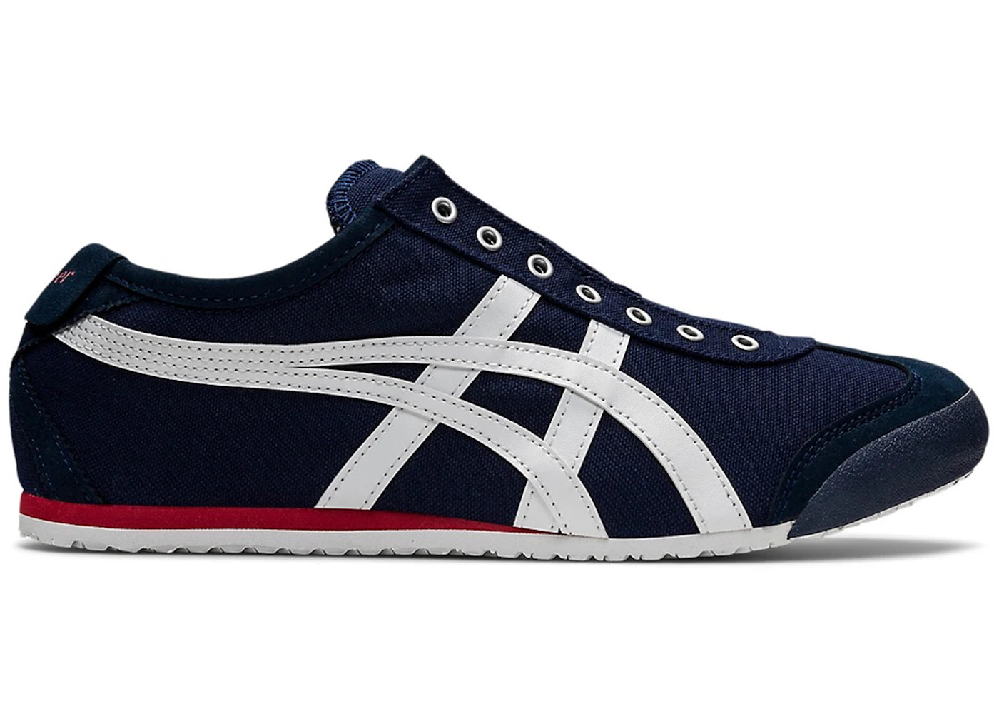 Onitsuka Tiger Mexico 66 Slip-On Navy Off-White Red - vue 360