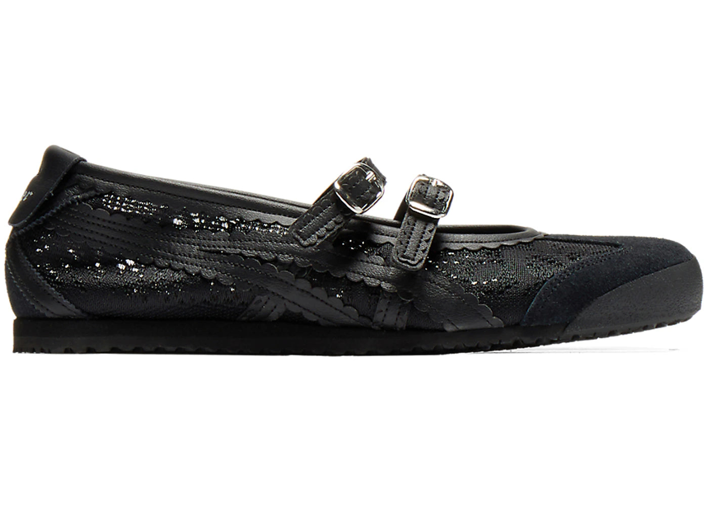 Onitsuka Tiger Mexico 66 TGRS Jacquard Mesh Black (Women's) - vue 360