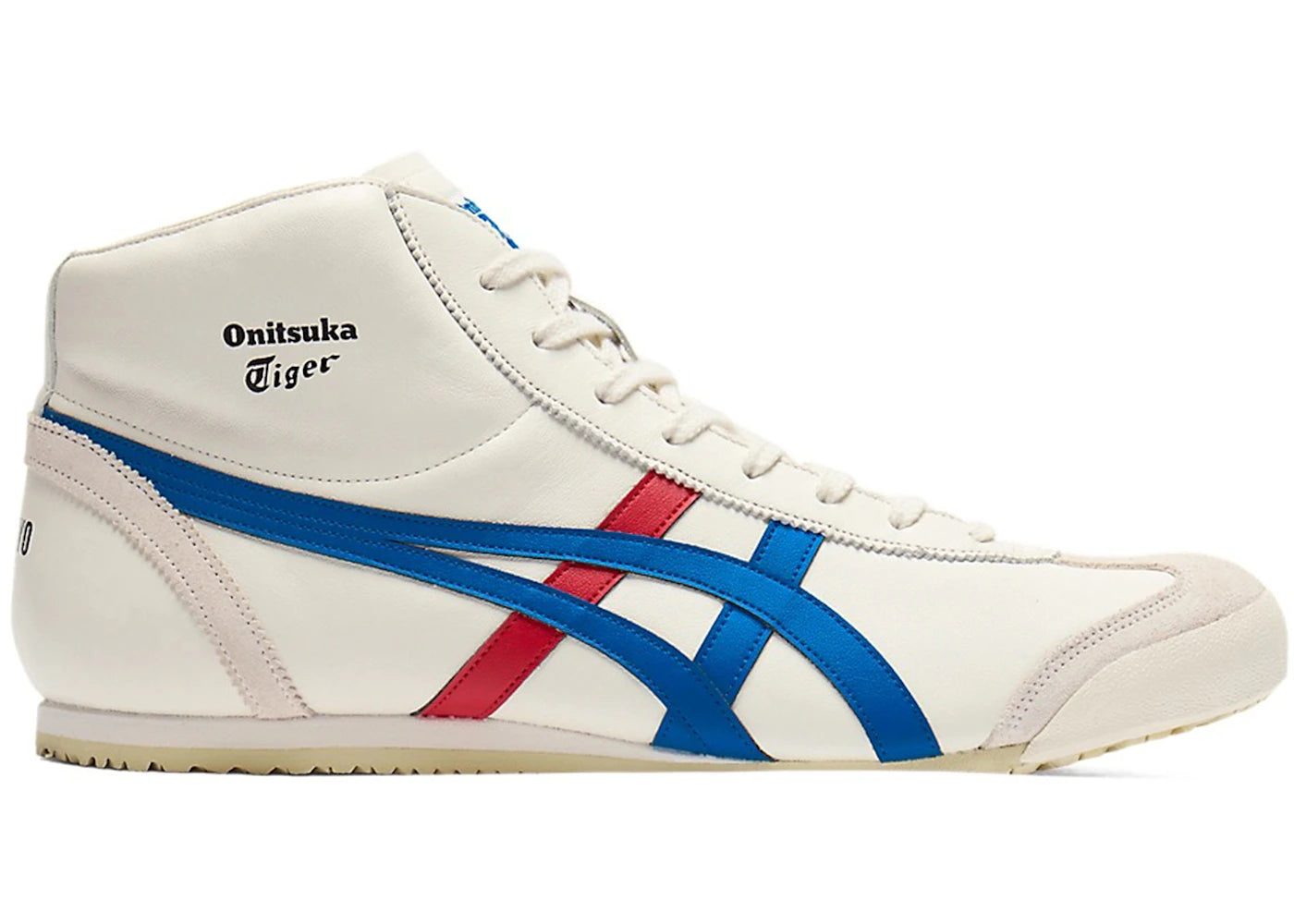 Onitsuka Tiger Mexico Mid Runner Cream Directoire Blue - vue secondaire A