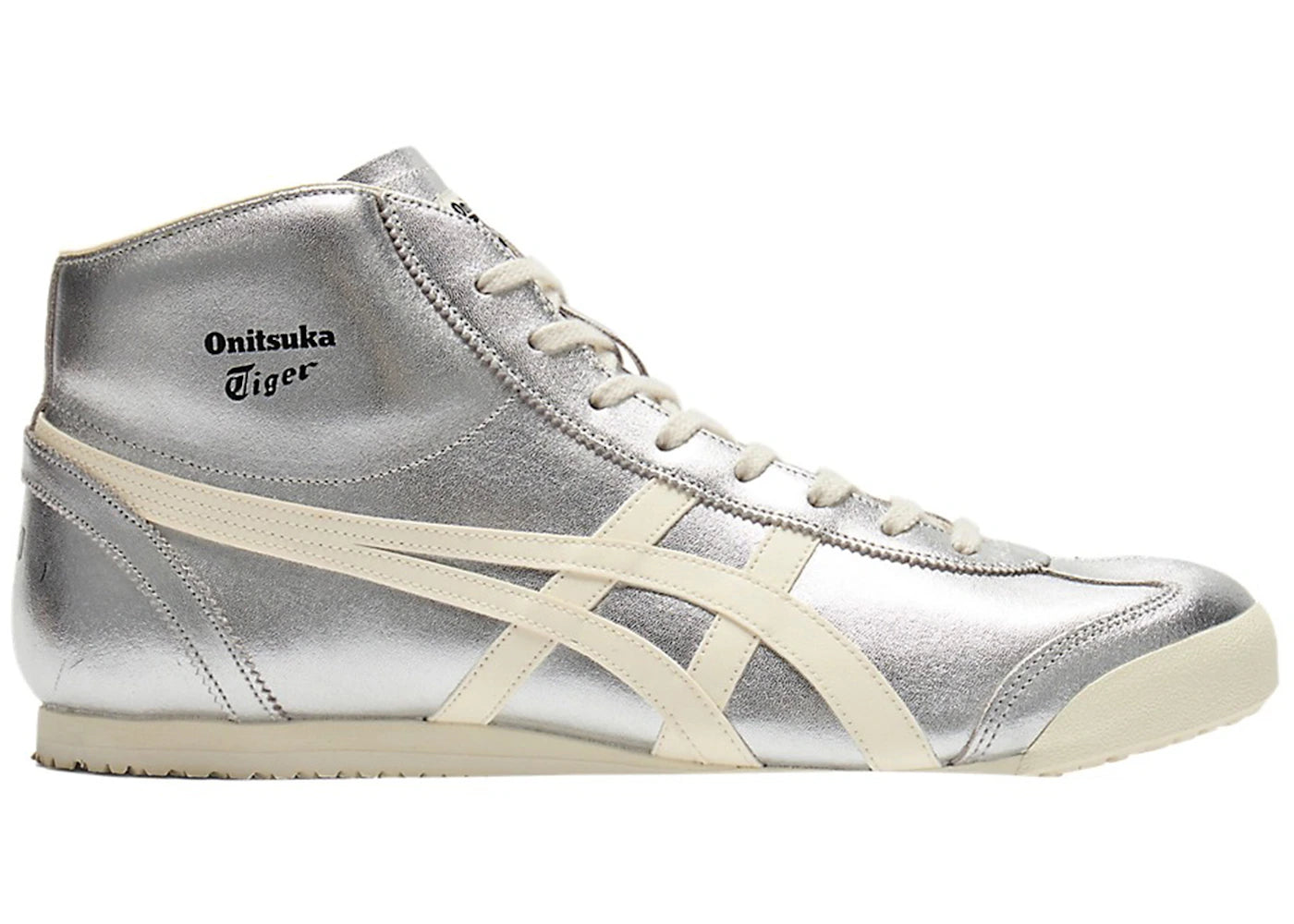 Onitsuka Tiger Mexico Mid Runner Silvler Cream - vue secondaire A