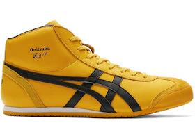 Onitsuka Tiger Mexico Mid Runner Yellow Black - vue 360
