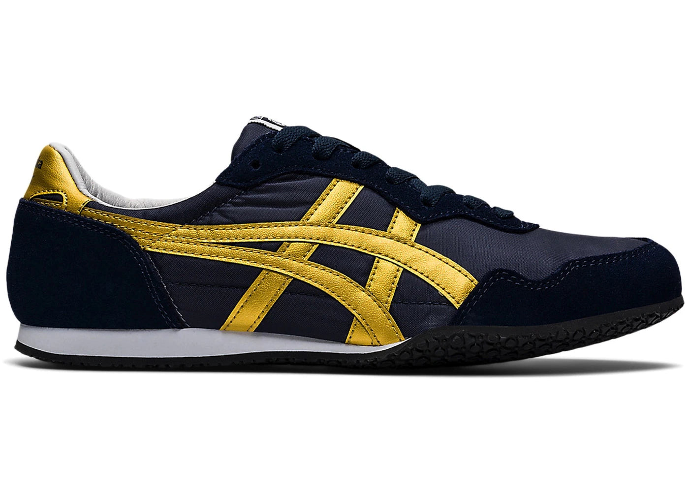 Onitsuka Tiger Serrano Midnight Pure Gold - vue 360