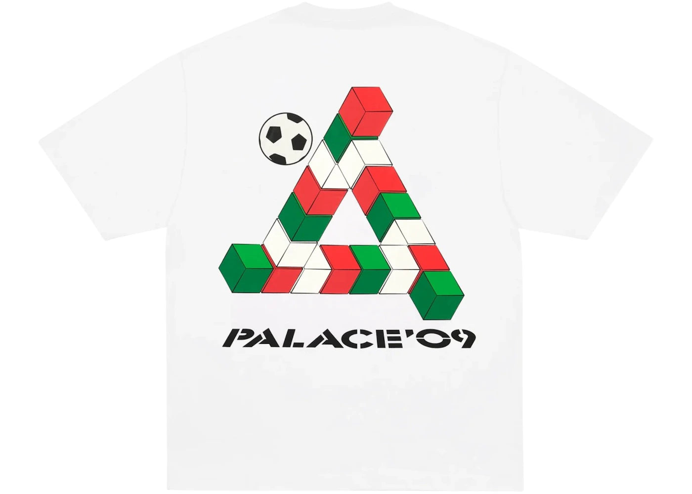 Palace 09 Tri-Ferg T-Shirt White - vue 360