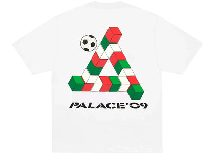 Palace 09 Tri-Ferg T-Shirt White - authentic Palace apparel