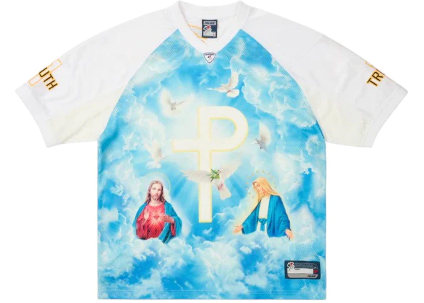 Palace 1 Truth Jersey White - vue secondaire A