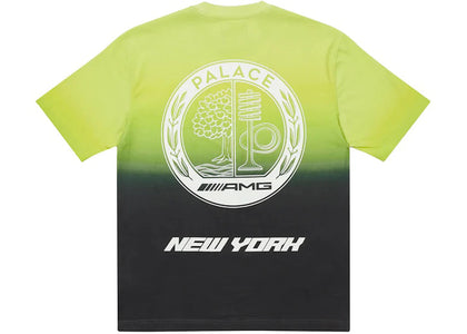 Palace AMG 2.0 New York T-shirt Black/Lime - apparel view 2