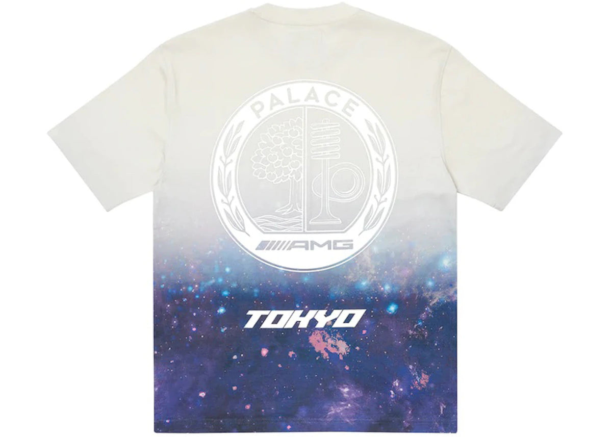 Palace AMG 2.0 Tokyo T-shirt Tan/Blue - vue 360