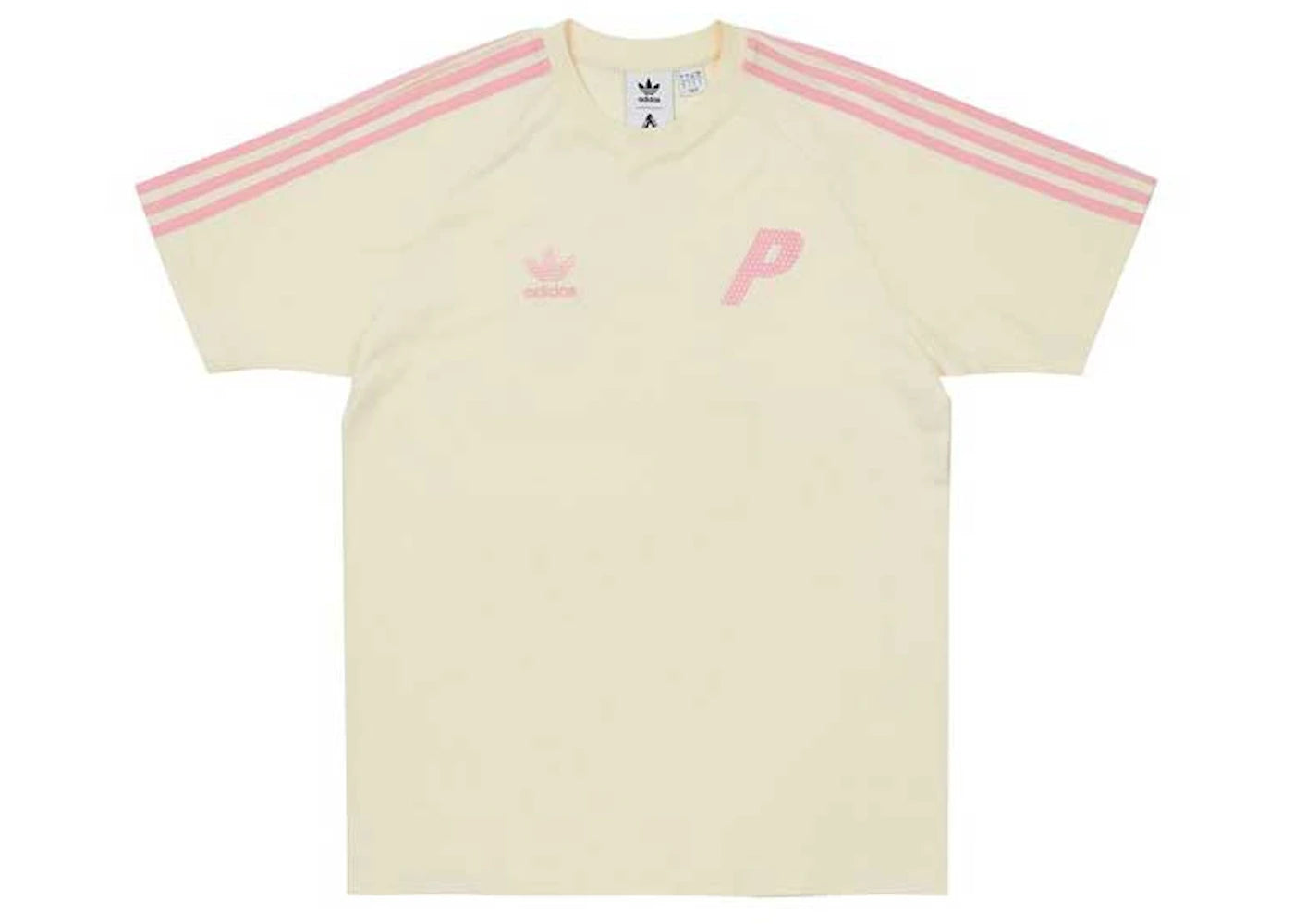Palace Adidas Stan Smith T-shirt Cream - vue secondaire B