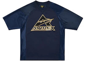 Palace Avirex Mesh Jersey Navy