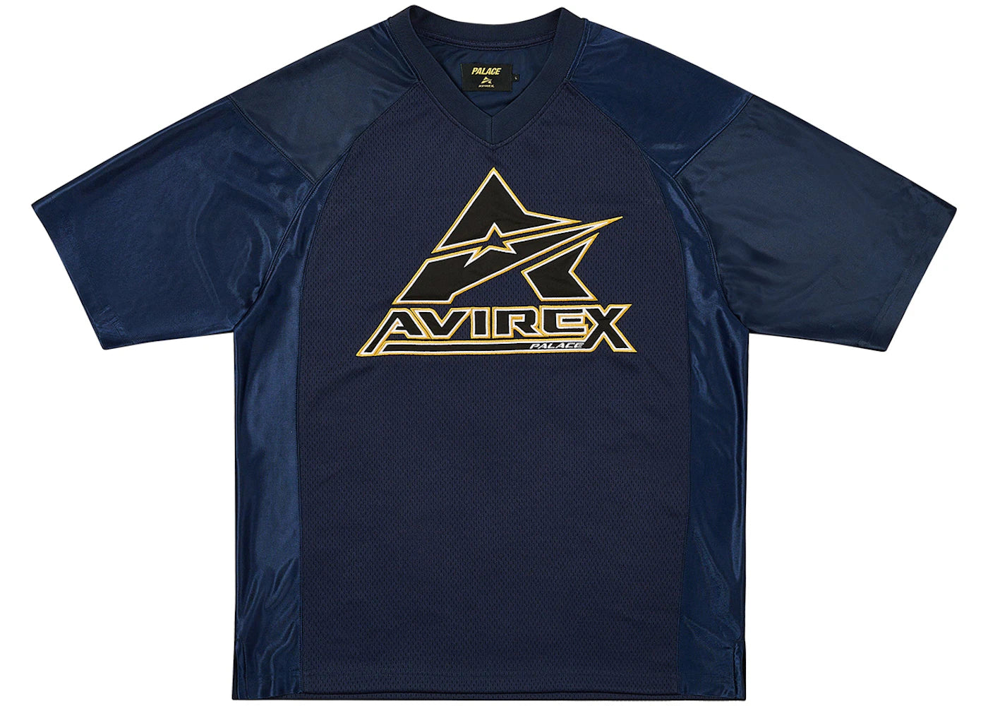 Palace Avirex Mesh Jersey Navy - vue secondaire A