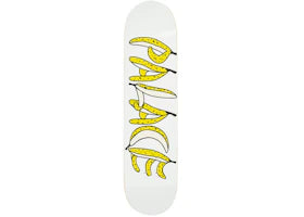 Palace Banana 8.1 Skateboard Deck White - vue 360