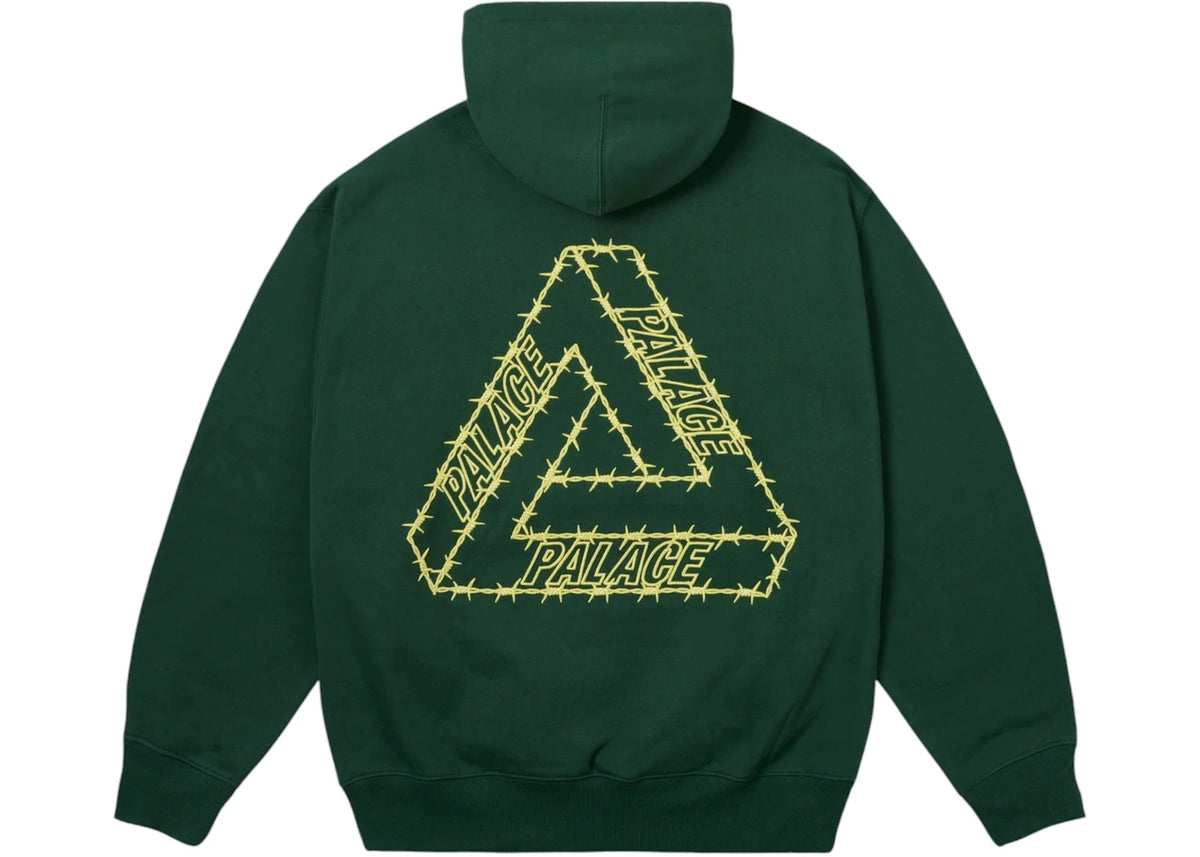 Palace Barbed Tri-Ferg Hood Racey Green - vue secondaire A